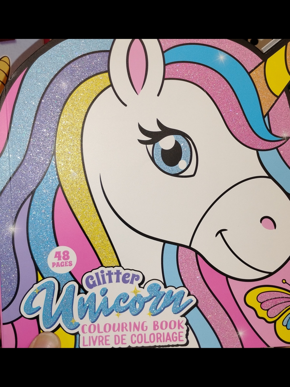 Glitter Unicorn Colouring Book
